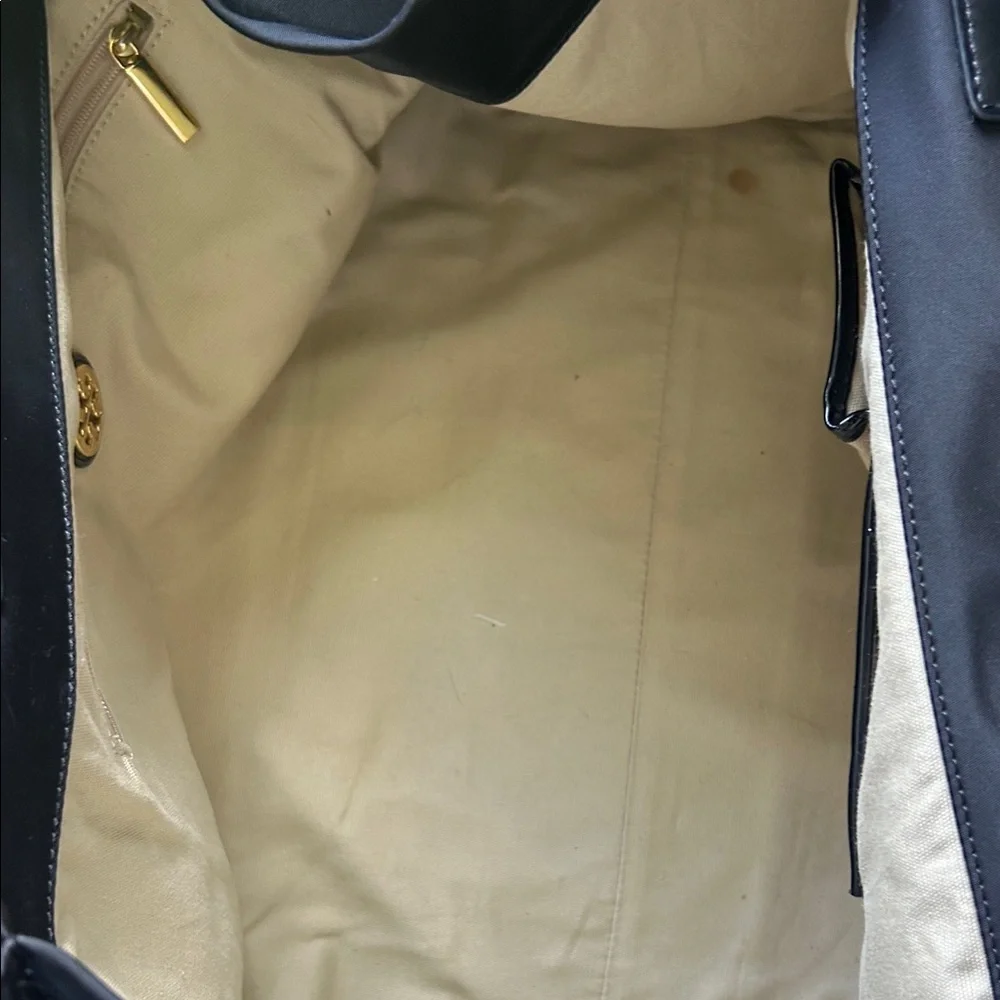 TORY BURCH ELLA PATENT TOTE Large bag vintage 2016